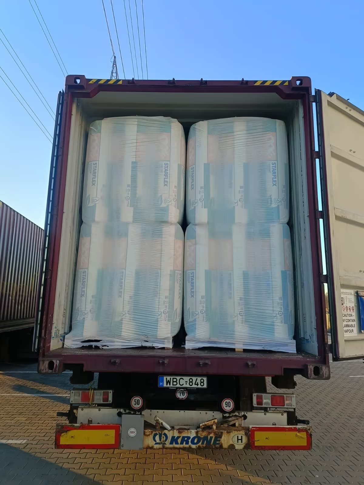 ODE Starflex konténeres kiszállítás