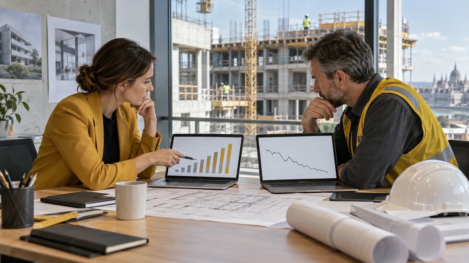 Építőipari árak és volumen: két index, két eltérő időszak