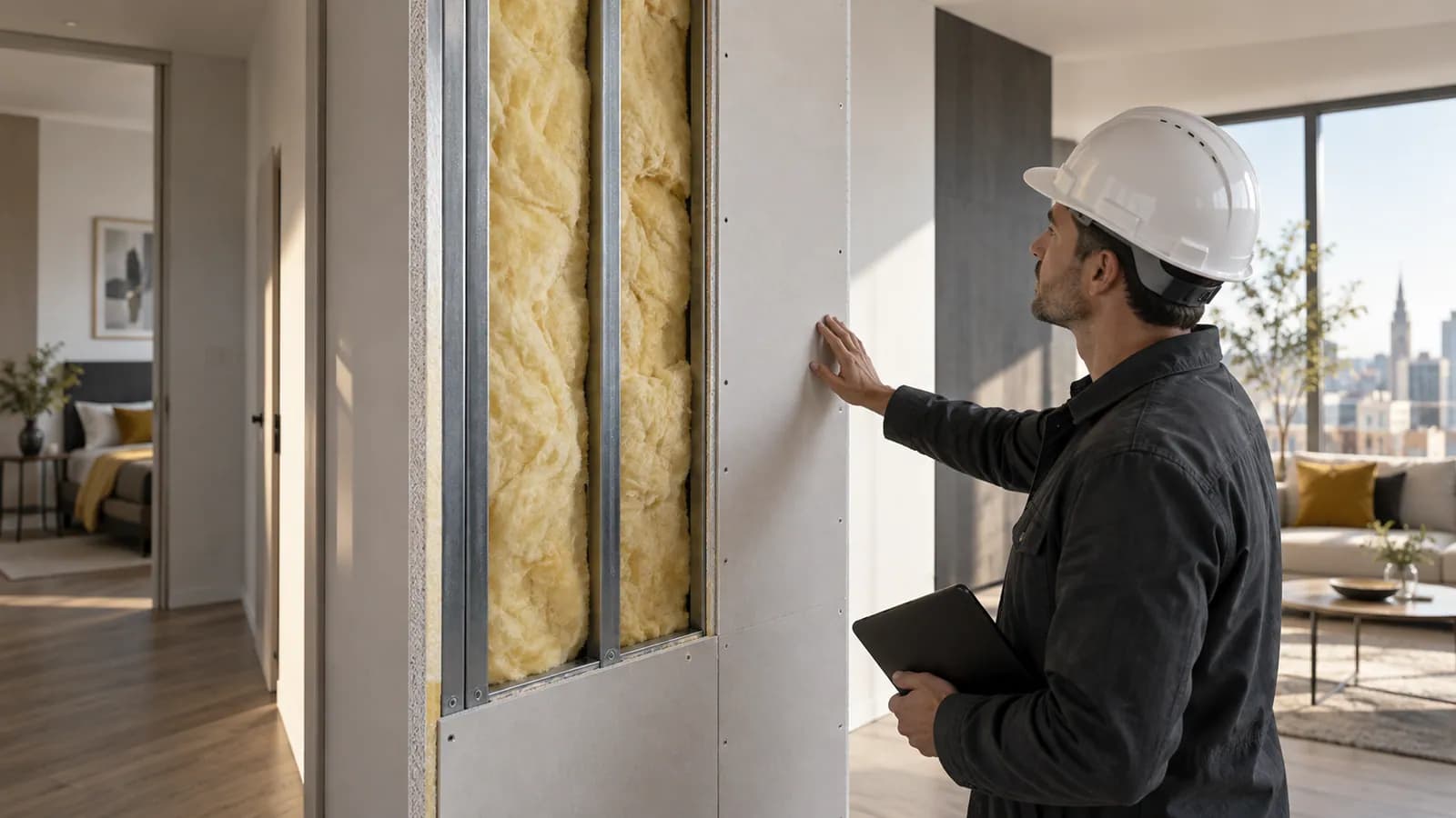 İzocam Optima Smart válaszfalban: az adat csak a teljes szerkezettel együtt értelmezhető